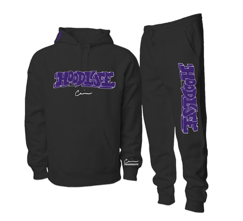 HL Purple set "Hoodlyfe"